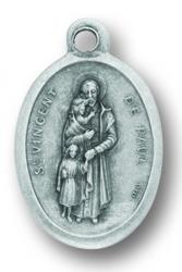  OXIDIZED SAINT VINCENT DE PAUL MEDAL (25 pc) 