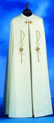  \"Chi Rho\" Humeral Veil - Embroidered - Primavera Fabric - 100% Poly 