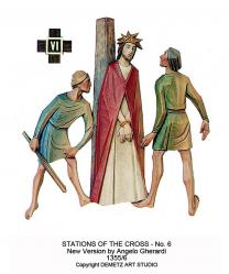  14 Stations/Way of the Cross Scriptural Version In Linden Wood 