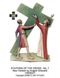  14 Stations/Way of the Cross Scriptural Version In Linden Wood 