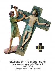  14 Stations/Way of the Cross Scriptural Version In Linden Wood 