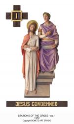  14 Stations/Way of the Cross In Fiberglass 