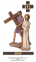  14 Stations/Way of the Cross In Fiberglass 