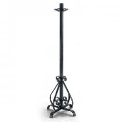  Wrought Iron Standing Altar Candlestick, 42\" Ht 