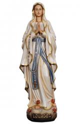  Our Lady of Lourdes Statue in Maple or Linden Wood, 6\" - 71\"H 