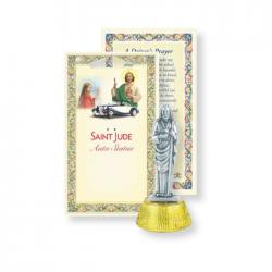  ST. JUDE AUTO STATUE WITH PRAYER CARD (2 PC) 