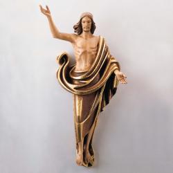  Risen Christ/Resurrection Statue 3/4 Relief in Poly-Art Fiberglass, 48\"H 