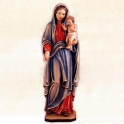  Our Lady w/Child Statue in Linden Wood, 36\" & 42\"H 