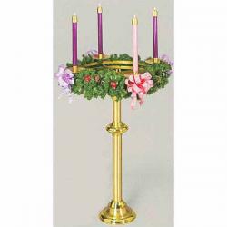  Church Advent Floor Wreath | Brass | Satin & Polish 