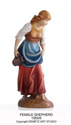  Shepherd w/Water Jug Christmas Nativity Figurine by \"Demetz\" in Fiberglass 