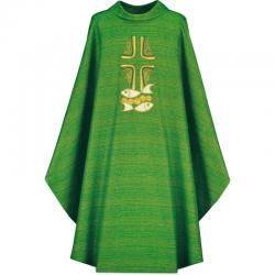  Green Gothic Chasuble - Pascal Fabric 