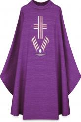  Purple Gothic Chasuble - Pascal Fabric 