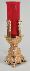  High Polish Finish Bronze Altar Sanctuary Lamp: 2180 Style - 18.5\" Ht 