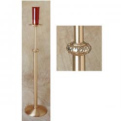  Combination Finish Bronze Floor Sanctuary Lamp (A): 2384 Style - 44\" Ht 