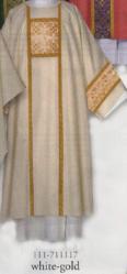  Dalmatic - Mont Saint Michel 71116 Series - Plain Neck - Palermo Fabric - 100% Poly 