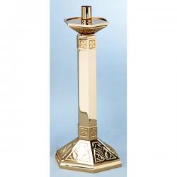  Paschal Candlestick | 28\" | Bronze Or Brass | Hexagonal Base & Column 