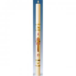  \"Agnus Dei\" Wax Decorated Easter Paschal Candle 