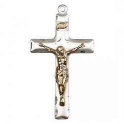  Crucifix Two Tone Neck Medal/Pendant Only 