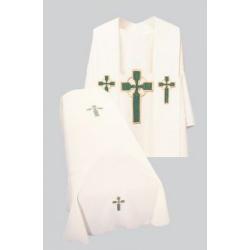  Funeral Pall - Celtic Cross Design - No Iron - Textured Polyester 