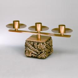  3, 5, 7 Lite Combination Bronze Altar Candelabra: 2727 Style 