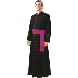  Black Cassock - Standard or Custom Sizes - Livorno Fabric 