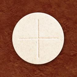  White Concelebration Communion Altar Bread 5 3/4\" dia (Box/25) 