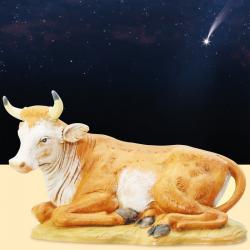  Small Little Crib Statue - Cow Lying 