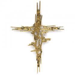  Brass Cross - 11 6/8\" Ht 