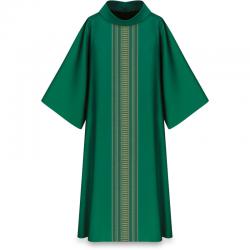  Green Deacon Dalmatic Set - 4 Colors - Brugia Fabric 