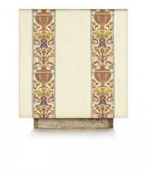  Beige Altar Cover - \"Brocade\" - Dupion Fabric 