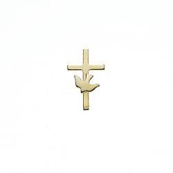  Holy Spirit/Dove & Cross Lapel Pin (10 pc) 