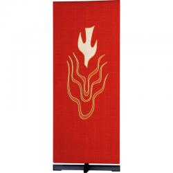  Red Ambo/Lectern Cover - Holy Spirit Motif - Omega Fabric 