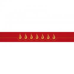  Red Interchangeable Superfrontal - Flames Motif - Omega Fabric 