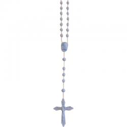  Blue Plastic Rosary (100pc) 