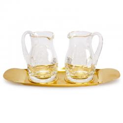  Cruets & Tray Set - 5 oz 