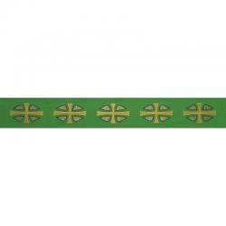  Green Interchangeable Superfrontal - Eucharist Motif - Omega Fabric 