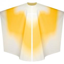  White Monastic Chasuble - Emerald Fabric 