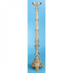  Processional Candlestick | 47\" | Bronze Or Brass | Footed Base 