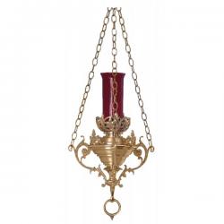  Hanging Sanctuary Wall Lamp | 56\" | Brass Or Bronze | Ornate Design 