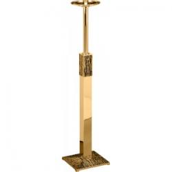  Processional Candlestick | 44\" | Bronze Or Brass | Modern Square Base 