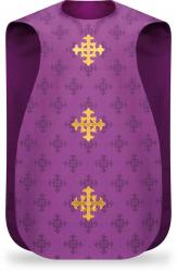  Purple Roman Fiddleback Chasuble - Adornes Fabric 