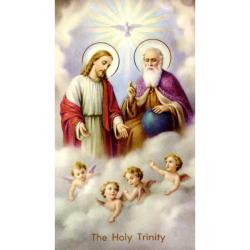  \"The Holy Trinity\" Prayer/Holy Card (Paper/100) 