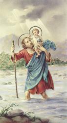  \"St. Christopher\" Prayer/Holy Card (Paper/100) 