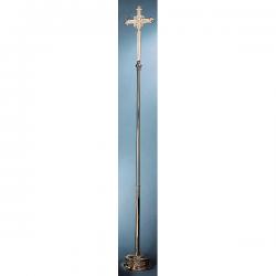  Processional Cross | 93\" | Bronze Or Brass | Budded Cross 