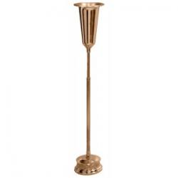  Standing Altar Vase | 15\" | Bronze Or Brass | Adjustable | Round Base 