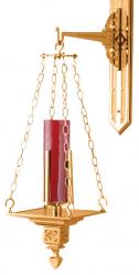  Sanctuary Lamp | Hanging | Brass Or Bronze | Includes Chains 