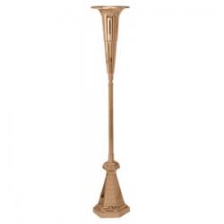  Standing Altar Vase | 17-1/2\" | Bronze Or Brass | Adjustable 54\" -71\" 