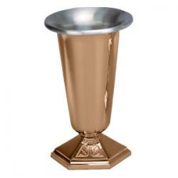  Altar Vase | 18\" | Bronze Or Brass | Hexagonal Base 