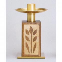  Altar Candlestick | Satin Bronze Finish | Sold In Pairs 