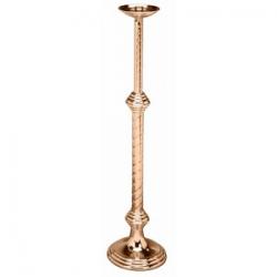  Processional Candlestick | 44” | Bronze Or Brass | Round Base 